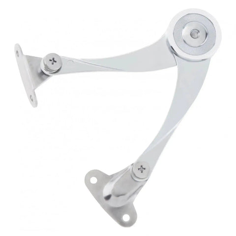 Sturdy Kitchen Cabinet Hinge With Soft Close Drop Lid For Cupboards And Wardrobes, Zinc Alloy Construction, top view