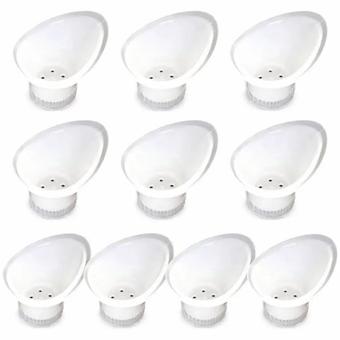 Pack of 10 On The Go Eye Wash Cup Emergency Eyewash Device For Fast Eye Irrigation Fits Most Water Bottles