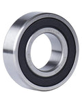 Slick Heavy Duty Deep Groove Ball Bearings 6004 2rs Double Rubber Seal 20x42x12mm showcased with a rubber shield for protection.