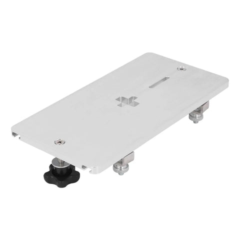 Electric Jig Saw Flip Board With Aluminum Router Table Insert Plate for Woodworking Precision Center Hole Bushing Stable Work Bench