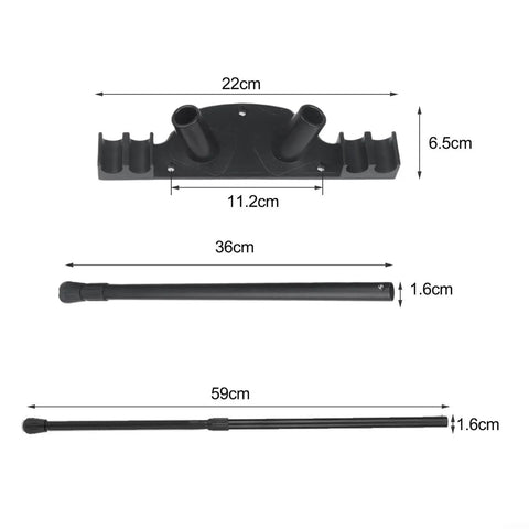 Hella Solid Folding Replacement Table Legs With Adjustable Height Support Stand For Outdoor Camping and Backyard Hangouts shown with dimensions.