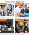 Ultimate Turbofan Engine Model Kit With 1100 Plus Parts One Tenth Scale Dual Spool Aeroengine For STEM Education And Gearhead Hobbyists Realistic Build With Visible Hollow Motor And Dynamic Engine Operation. shown in science, business, office, and aviation gift scenes