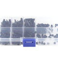 250Pcs Long Lasting Nylon Standoff Spacer Kit for Circuit Boards, Anti Signal Interference Hex Pillars, M2 Single Pass C Model Mounting Hardware Set With Nuts, Screws, and Male and Female Standoffs for Chip Thermal Channels in organizer case