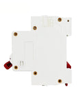 Rock Solid 2P DC Solar Circuit Breaker 1000V Rated featuring overload protection, white housing, ideal for off-grid installations.