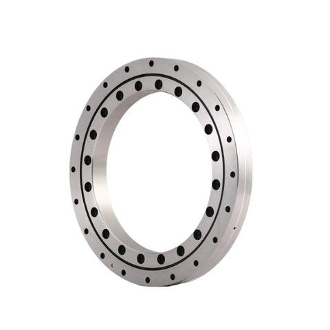 Built To Last Cross Roller Bearing For Rotary Tables And Industrial Robots Delivering Slick Rotation And Zero Lash For Smooth CNC Machine Tool Operations Measuring 280X355X25.4 Mm, showing detailed circular design.