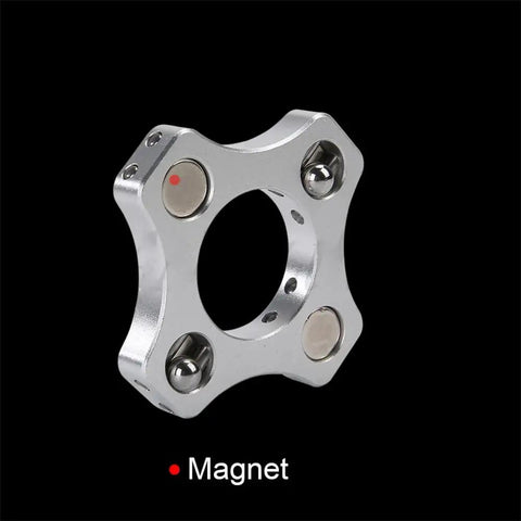 WS16 Coupler For WobbleX And HevORT 3D Printers With Z Axis SFU1604 Ball Screw shown with magnets and mounting holes