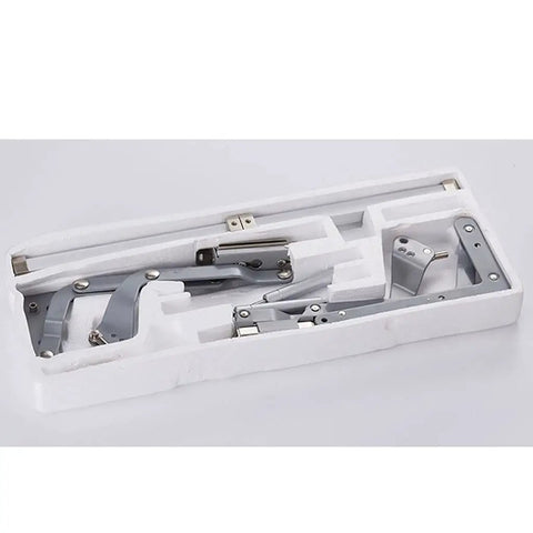 Space Saving Lift Up Cabinet Hinge System For Kitchen Doors, flap up support in packaging, durable iron components