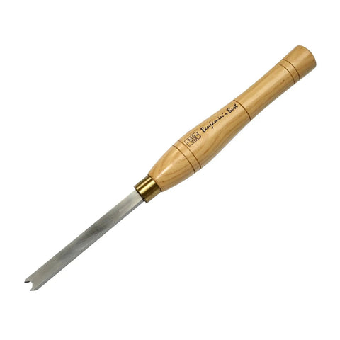 Lathe Woodturning Bead Cutting Chisel Set 4 Piece HSS bead tool with M2 High Speed Steel blade and hardwood handle with brass ferrule