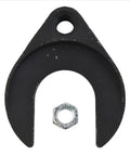 No Drama Front Wheel Bearing Puller Tool 50mm crafted from hardened carbon steel, featuring a black structure with a hex nut.