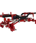 Full Metal RC Car Chassis Frame Kit With Shock Absorber Pull Rod And Portal Axle For MN Series D90 D91 D99 D99S Red Upgrade Part