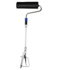 Electric Paint Roller Plays Nice With Your Airless Sprayer For Auto Dispensing And Smooth As Butter Coats Built Tough With Aluminum For Stress Free Wall Projects, featuring a stainless steel drum and aluminum shaft.