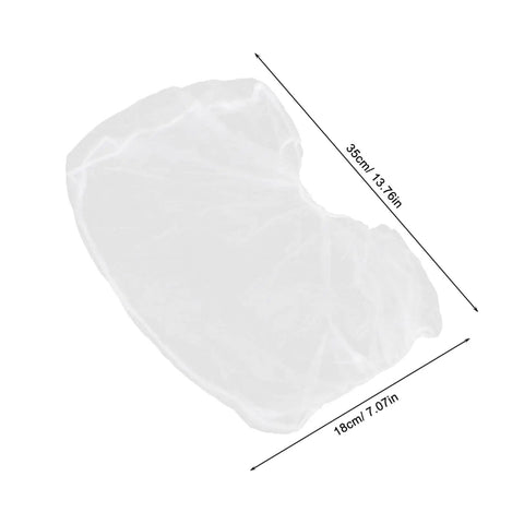 50 Count Elastic Hair Wraps Designed To Keep Your Mane Locked Tight While You Crush Every Shift At The Kitchen Cleanroom Or Facility Breathable Light Fabric Sticks Secure For Zero Fuss Dust Control On The Fly, dimensions 35cm x 18cm.