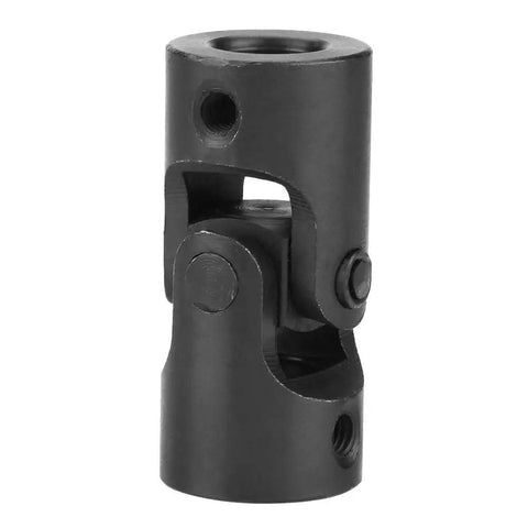 Rotatable Universal Joint Shaft Coupling 0.5x0.9x2.2 Inch Metal U Joint for motor linkage and DIY projects.