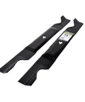 Two Blade Set For 46 Inch Cut Mowers Fits Craftsman Husqvarna Poulan Decks Replaces OEM 405380 594892801 532405380 CMXGZAM110147 Beefed Up Heavy Duty