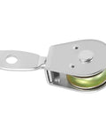 6 Pack 4 Inch Heavy Duty Single Pulley Block Swivel Roller Made From Solid Iron Zinc Plated For 3 8 Inch Cable Wire Rope With Corrosion Resistance