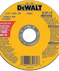 4 1/2 Inch Type 1 Metal Cut Off Wheel 0.045 Inch Thickness 7/8 Inch Diameter Set Of 15, yellow label