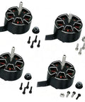 4 Pack Brushless Drone Motors 400KV 650KV For 3-8S, Fits 13/15/16 Inch Props, includes screws and components