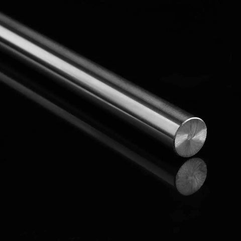Pro Grade Heavy Duty Linear Drive Shaft Chrome Plated Carbon Steel Ultra Smooth Drop Dead Precise Optical Axis Rod For Cnc Machinery And Plant Automation 15Mm X 500Mm close-up showing polished chrome surface and round end