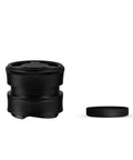 Premium Gravity Coffee Distributor And Espresso Leveler For Portafilter Automatic Ground Spreader Barista Essential Tool Buttery Smooth Extraction 53 Mm Compatible black coffee distributor with removable base.