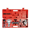 Universal Auto Bearing Hub Puller Slide Hammer Kit For Axle Seal Disassembly Tool Set For Garage Mechanics Fixing Rigs Or Beaters To Restore Wheel Hubs Cars Trucks Fast Using Badass Gear To Get The Job Done Without Calling Pros For High Prices, red case with metal puller parts