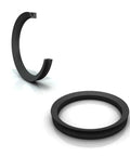 Badass VL Type Rotary Shaft Water Seal delivering legit leak free performance, premium NBR rubber, shown in flat and angled view.