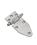 Rock Solid Heavy Duty Hinge One Piece Load Bearing Door Bracket 153 By 96 Point 5 Millimeters on a white background, premium steel material.