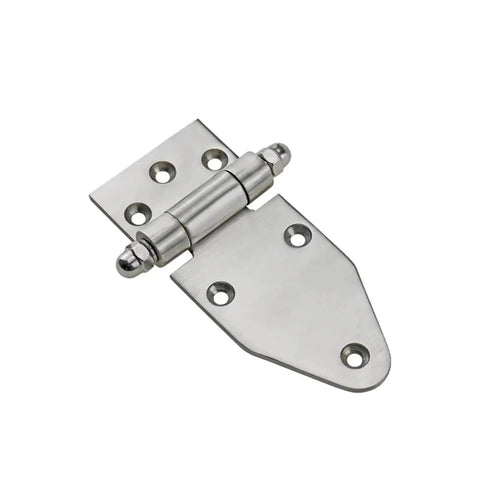 Rock Solid Heavy Duty Hinge One Piece Load Bearing Door Bracket 153 By 96 Point 5 Millimeters on a white background, premium steel material.