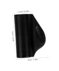Steam Wand Rubber Sleeve For Coffee Machine Accessories Kit With Pipe Insulation Tube And Elbow Cut Guide, dimensions shown