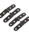 76 By 15 Mm 180 Degree Foldable Iron Hinges For Cabinets Desks And Wooden Boxes With Smooth Burr Free Edges visible in 4 pack