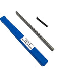 Push Type C Broach Cutting Tool 5/16 Inch Size With Shim for CNC Metalworking Machining Tools, shown with blue case and shim