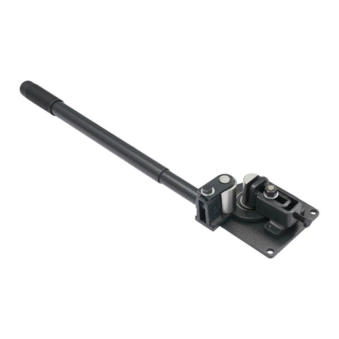 Manual Flat Bar Bender Pro Grade With 7 Bearings for precise 90-degree right angles, adjustable width and thickness, sheet metal tool.