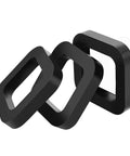 2.5 Inch Hitch Receiver Silencer Pad 3 Pack Rubber Cushion For Trailer Hitch Receivers Reduces Rattle And Noise Easy Install