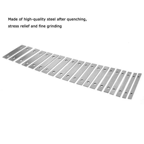 Pro Grade 10 Pairs 1/8 Inch Precision Parallel Steel Set With 0.0005 Inch Accuracy For Machinists, Great For Drilling, Milling, Jigs, And Tight Workpiece Alignment