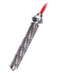 Heavy Duty Stainless Steel Finned Heating Element For Kickin Fast Heat Distribution And Quick Cooking Tasks With Rock Solid Build Quality And Top Shelf Wattage Capacity Up To One Thousand Watts, 480mm length and red wire.