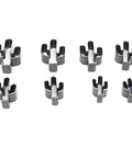 Eight Piece Cactus Shaped Leather Cutter Die Set For DIY Leather Craft Punch Die Tool Kit with durable steel punches