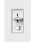 Flicker Free LED Dimmer Switch For Dimmable LED Halogen And Incandescent Bulbs 150W Single Pole Or 3 Way White SCL 153P WH