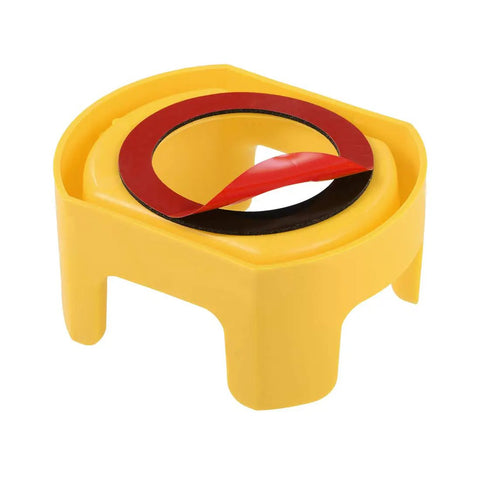 Yellow 42mm Plastic Push Switch Protective Cover Round Shield 2 Pack For Emergency Stop Buttons Prevent Misoperation And Collisions Durable Shield For Quick Trigger Protection