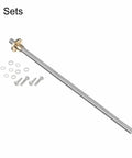 Beefy 250mm Stainless Steel TR8x8 Lead Screw With 8mm Lead And 2mm Pitch Plus T8 Brass Nut For 3D Printer Z Axis And CNC Machines