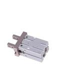 One Piece HFZ Series Parallel Pneumatic Claw Cylinder For Heavy Duty Industrial Jobs 32mm Bore Size high precision air component side view