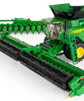 Prestige Collection X9 1000 1 By 32 Scale Model Combine With HD45F Draper Head And C16F Folding Corn Head, green replica