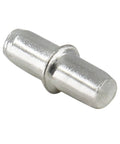 Slick Nickel Plated Iron Shelf Pins For Kitchen Cabinets And 50 Pack Of 5mm Heavy Duty Drawer Supports, silver iron shelf pin detail.