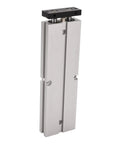 Double Rod Pneumatic Cylinder, Aluminum Alloy Body With 1.0 MPa Operating Pressure And Stroke From 10 mm To 200 Mm, side angle view