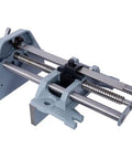 Beefy 9 Inch Woodworking Vise Heavy Duty Cast Iron Bench Vise With Quick Release Lever and Steel Main Screw, side view