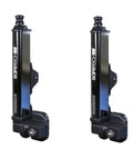 Heavy Duty Magnetic Top Pull Pool Gate Latch 2 Pack Lockable Safety Latch For Vinyl And Aluminum Gates, black polymer design.