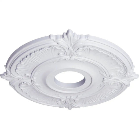 Dope Ceiling Medallion 18 Inch Outer Diameter 4 Inch Inner Diameter Five Eighths Inch Projection Lightweight Canopy