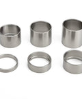 Titanium Bicycle Headset Spacer Set 4 Or 6 Pieces 1-1/8 Inch 28.6mm Diameter Threadless Spacers For MTB BMX Road Bikes