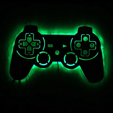 Gamer Neon Sign With 7 Color Changing Mirror LED Backlight Design Luminous Wall Sign For Game Room Decor Cool Teen Bedroom