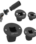 Heavy Duty Low Profile Driver Socket Adapter Set For Tight Spaces And High Torque Wrench Conversions Made From Heat Treated Steel With Compact Stackable Design Perfect For Automotive Repair Jobs And Mechanical Work Under The Hood, 3/4 to 1 in adapter