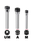 Heavy Duty ER Extension Rod For CNC Milling Machine With Super Low Runout And Ultra Precision Grinding For Stable Cutting High Speed Spindle Tool Lengthen Kit, three lengths with alloy steel construction.