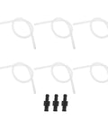 Six Pack Milk Frother Hose Replacement Kit With Three Connectors For Espresso Machines 15 Inch Silicone Milk Tube For Coffee Makers